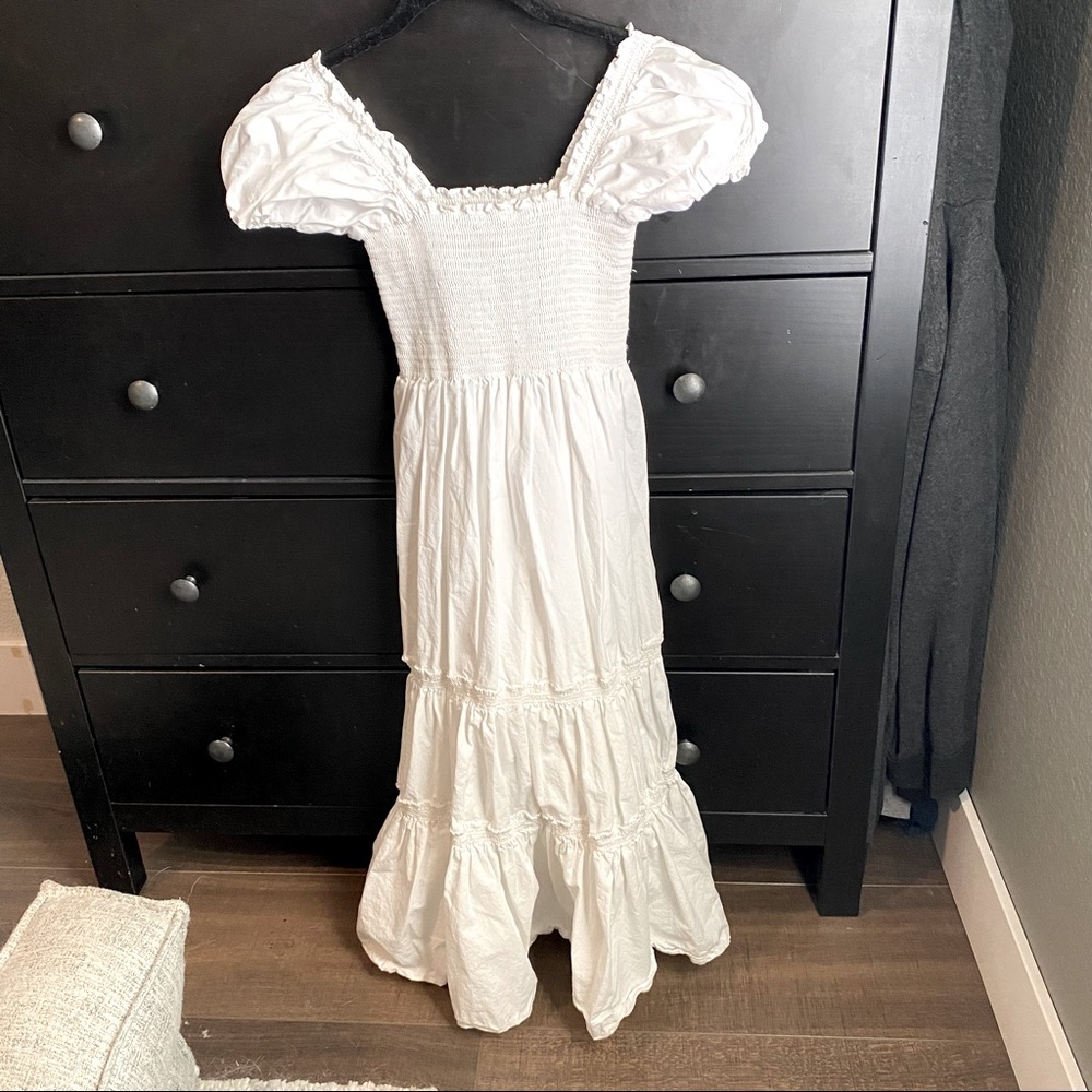 White Long OPT Summer Dress